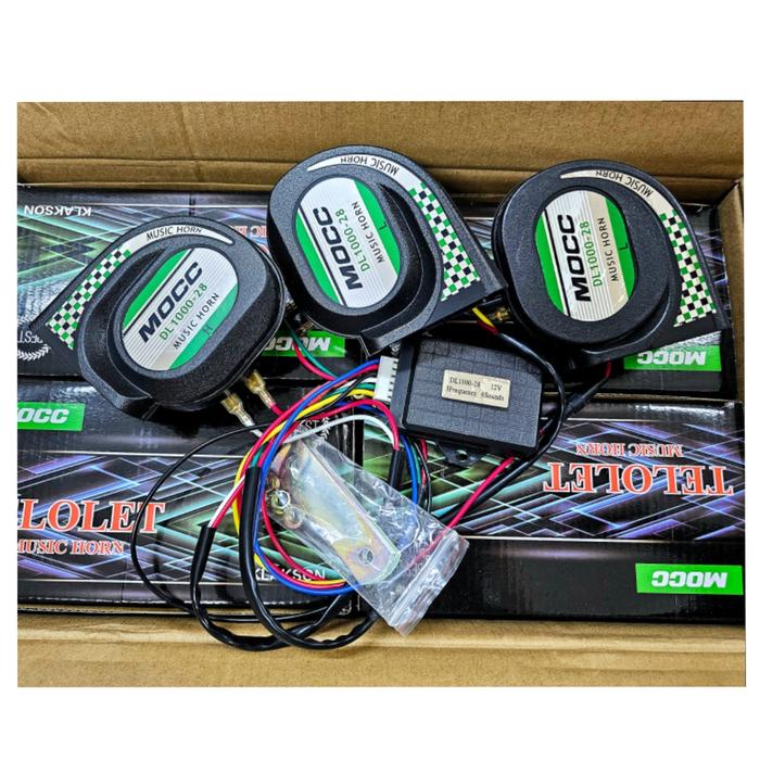 Gambar KLAKSON TELOLET DOREMI MOTOR/MOBIL 12 VOLT/SUARA MELODY/MUSIC 6 SUARA dari EVENGERS AKSESORIS undefined Tokopedia