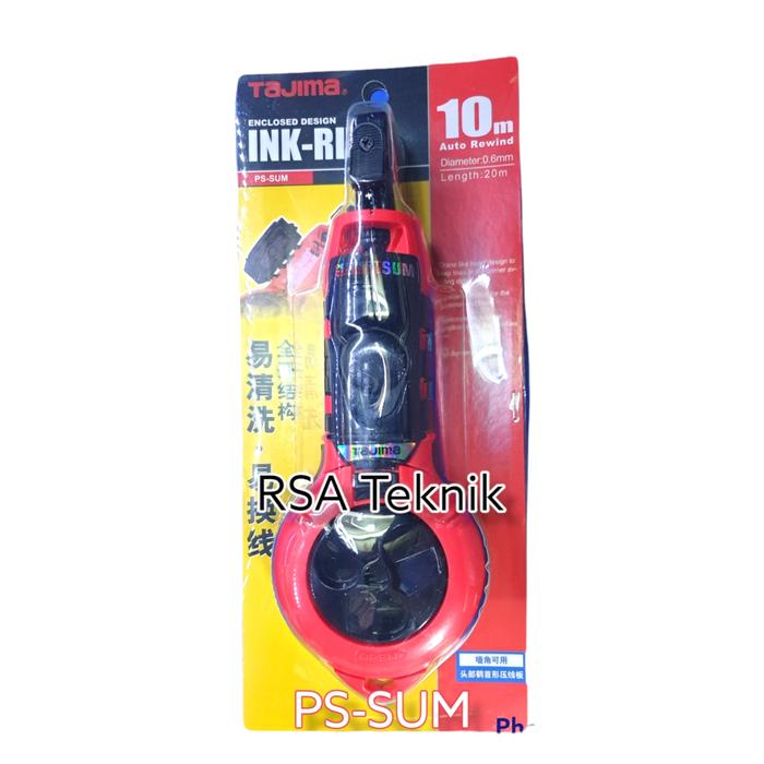 Jual Tajima Sipatan Ink Rite Alat Marking Tool Auto Rewind 10mtr ...