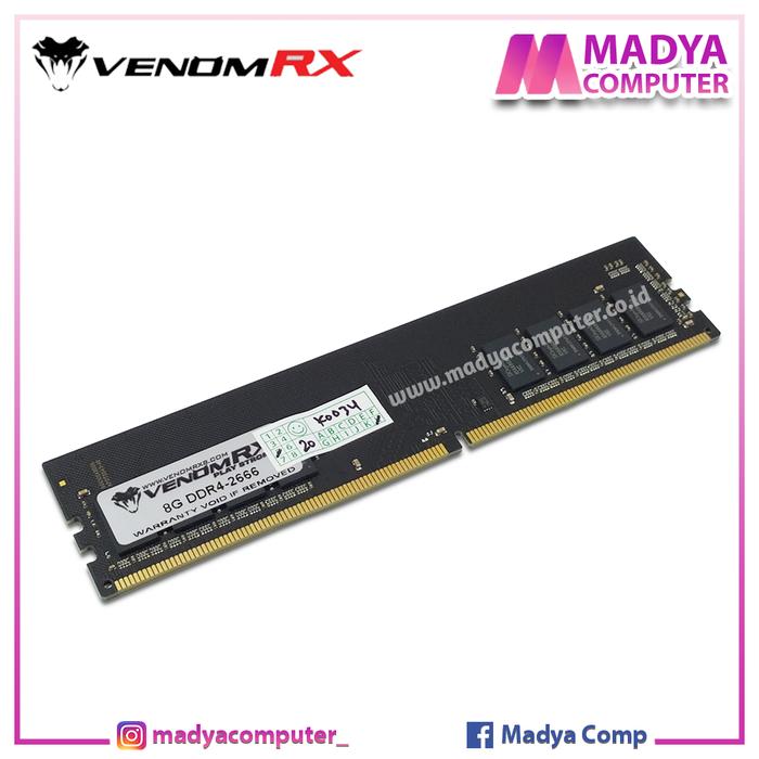 Gambar Memory RAM PC VenomRX 8GB DDR4 PC21300 2666MHz - RAM Komputer dari Madya Computer undefined Tokopedia
