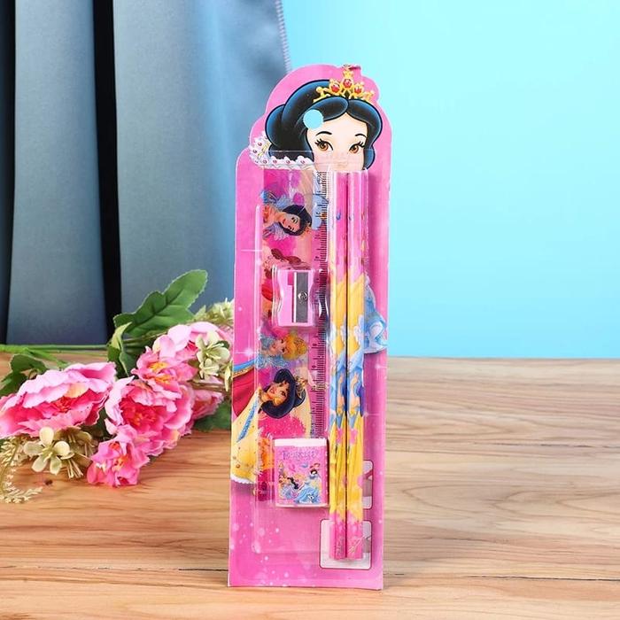 Gambar Set Alat Tulis Karakter Kartun 5 in 1 - Snow White dari Ken08 Shop undefined Tokopedia