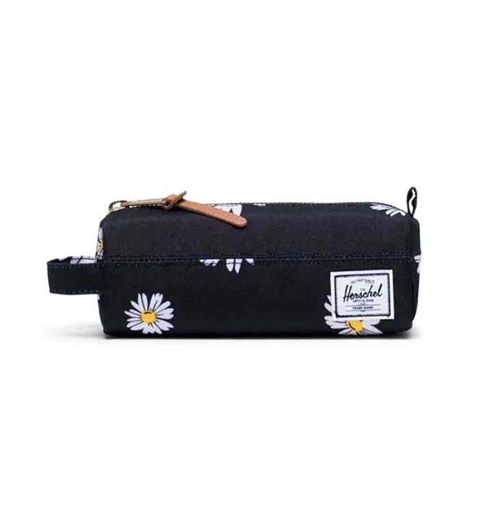 (100% ORIGINAL) HERSCHEL SETTLEMENT PENCIL CASE BLACK TEMPAT PENSIL XS  Daisy Black