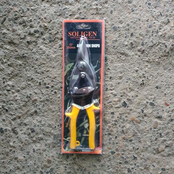 Gambar Gunting Seng Baja Ringan Taso Soligen 10" Aviation Snip Gunting Hollo dari Suryabaja99 undefined Tokopedia