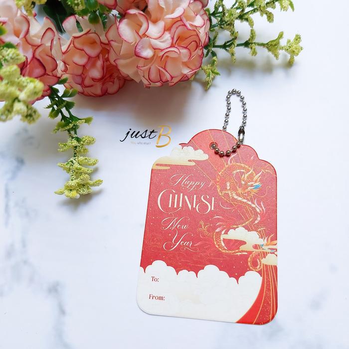 Gambar Hang Tag Craft Imlek CNY Lunar Fortune Chinese Gift Card Hampers - Red Dragon dari Just B Aksesoris Fashion undefined Tokopedia