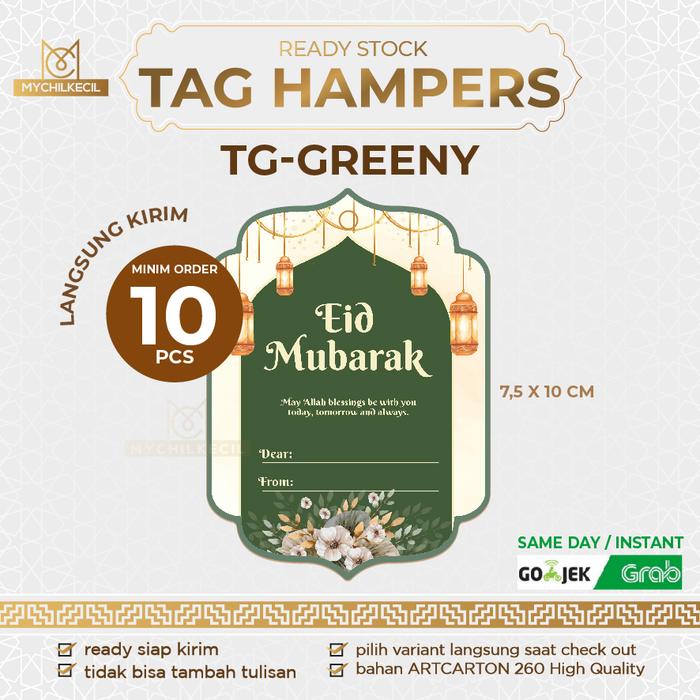 Gambar Tag Hampers Unik Lucu Cuting Idul Fitri Lebaran Ready Stock - TG-Greeny dari mychilkecil undefined Tokopedia