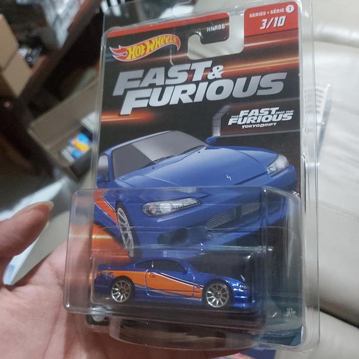 Hot Wheels Silver Series Fast & Furious Tokyo Drift Nissan Silvia (S13) Die-Cast Car main image 1