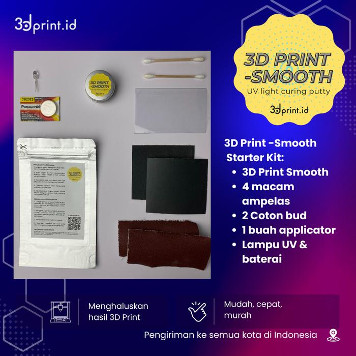 Gambar 3D Print Smooth Basic - UV Light Curing Putty Clay - Basic dari 3DPrint.ID Official Store undefined Tokopedia