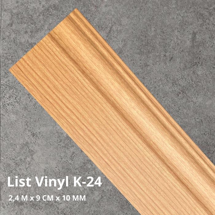 Gambar Plint Vinyl PVC (2,4M x 9 cm x 10 mm) vinyl lantai aksesoris lantai - K-24 dari DID undefined Tokopedia