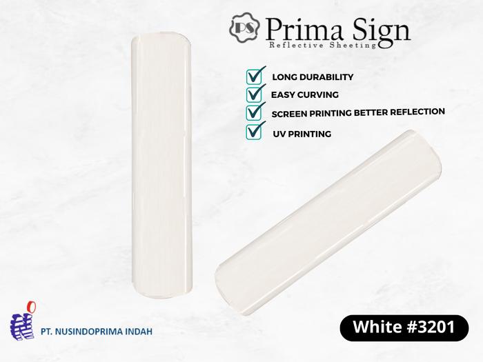Gambar Prima Sign Reflective Sheeting - Putih, 60cmx4550cm dari nusindoprima indah undefined Tokopedia