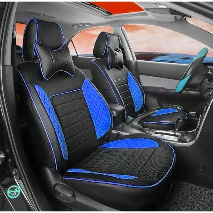 Gambar Best sarung jok mobil Escudo vitara jlx dan Sidekick full seat jok - Hitam biru 1, Jlx 1994-1997 dari Darian Auto undefined Tokopedia