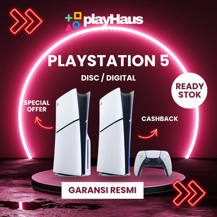 Gambar PS5 / PS 5 / Playstation 5 SLIM DISC / DIGITAL - DISC dari Playhaus undefined Tokopedia