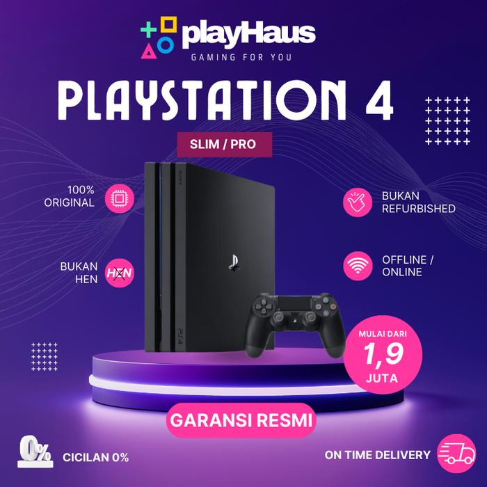 Gambar Ps4 / Ps 4 / Playstation 4 PRO/ SLIM 500GB / 1 TB - PRO 500 GB, 1 STIK dari Playhaus undefined Tokopedia