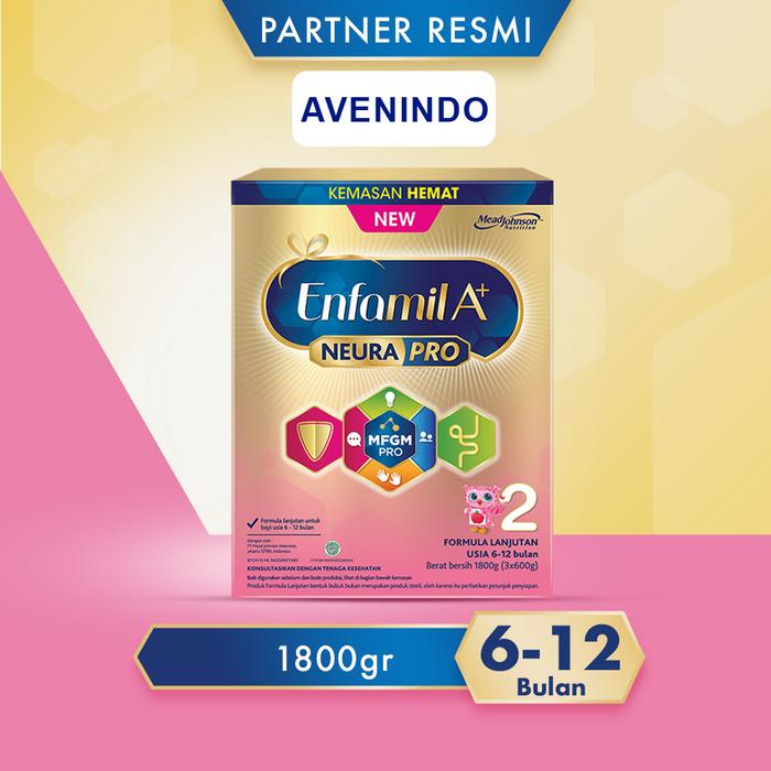 Gambar enfamil A2 A 2 6 - 12 bulan neurapro 1800 gr 1800gram 1,8kg 6-12m dari avenindo undefined Tokopedia