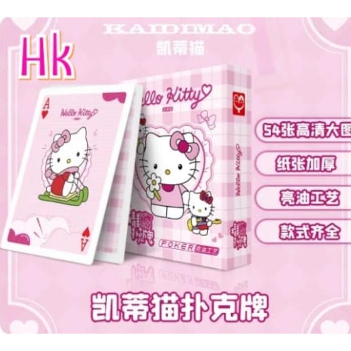 Gambar Kartu poker kartu permainan Kuromi Cinnamoroll Melody Hello Kitty Poch - HK dari Cutieland undefined 3 Tokopedia