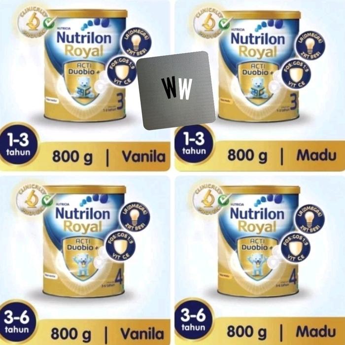 Gambar nutrilon royal 4 madu / Vanila 800gr exp 2025-2026 - 4 Vanila dari WW - Women Wardrobe undefined Tokopedia