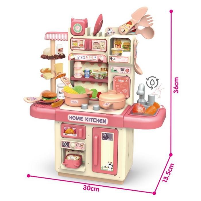 Gambar Mainan Anak Perempuan Masak Masakan Jumbo Kitchen Set Keluar Uap Air - Merah Muda dari Sumo Baby undefined Tokopedia