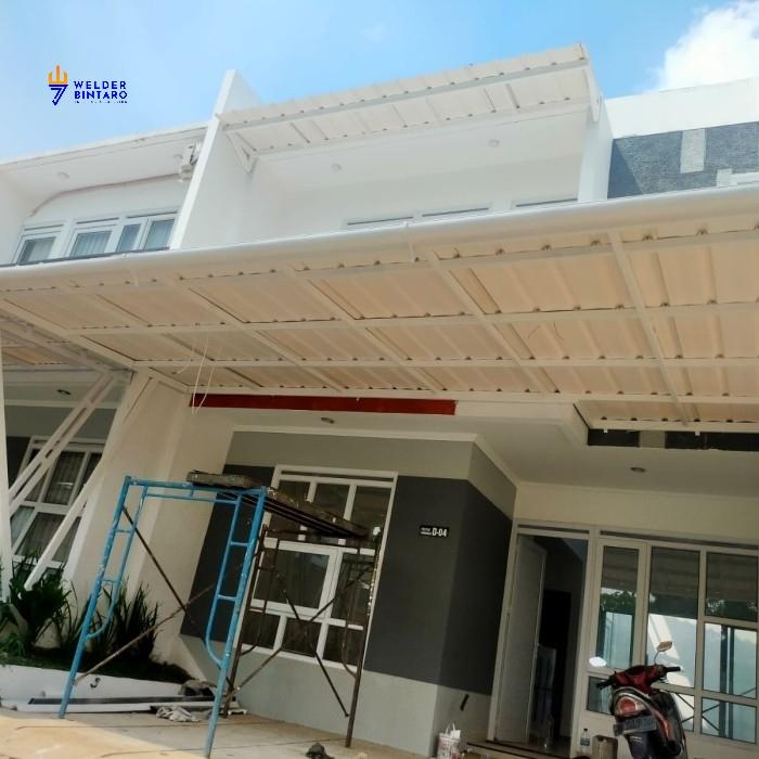 Gambar kanopi alderon single layer dari welder bintaro undefined Tokopedia