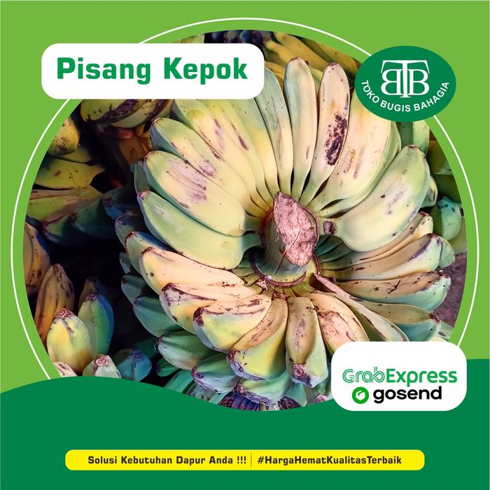 Gambar Pisang Kepok /Utti Manurung Pasar Terong makassar - Mengkal dari Pasar Bugis Bahagia undefined Tokopedia