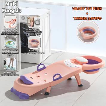 Gambar BABY BATHTUB BABY KERAMAS/TEMPAT KERAMAS BAYI - Merah Muda dari Kraken_store6 undefined Tokopedia