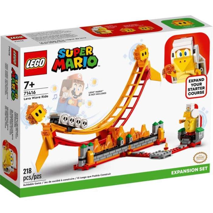 Gambar LEGO Super Mario 71416 Lava Wave Ride Expansion Set Building Toy Set dari Frtoys_NEW undefined Tokopedia