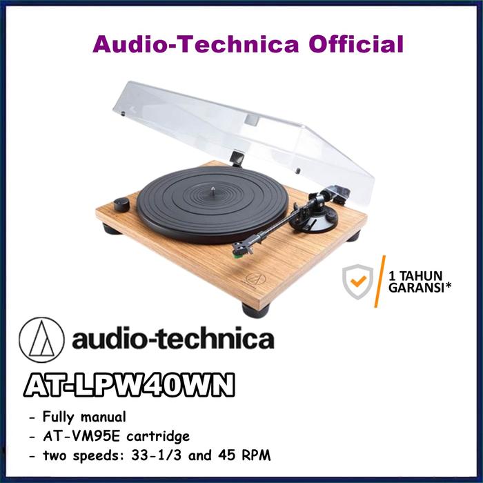 Jual Audio Technica AT-LPW40WN Stereo Turntable LPW40 WN LPW 40 WN