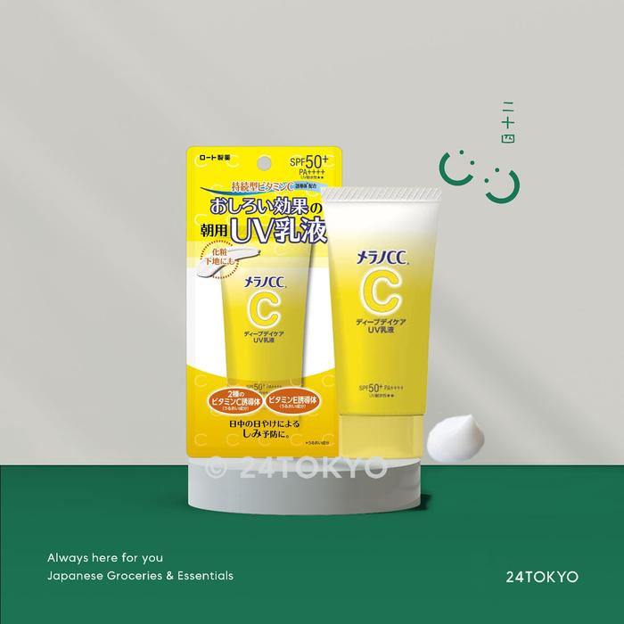 Gambar 24Tokyo - Rohto Melano CC vitamin C acne scar pore bekas jerawat skincare Jepang - SPF 50++ (50g) dari 24Tokyo undefined Tokopedia