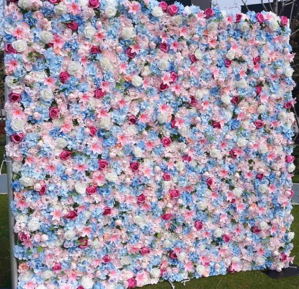 Gambar dekorasi bunga panggung - Biru Muda, 130x100 dari Wedding Mart undefined Tokopedia