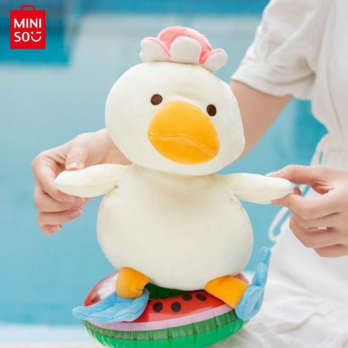Gambar Boneka Bebek Costume Berenang Lucu - MINISO Diving Duck Push Toy - Gurita dari jastipsripilan undefined Tokopedia