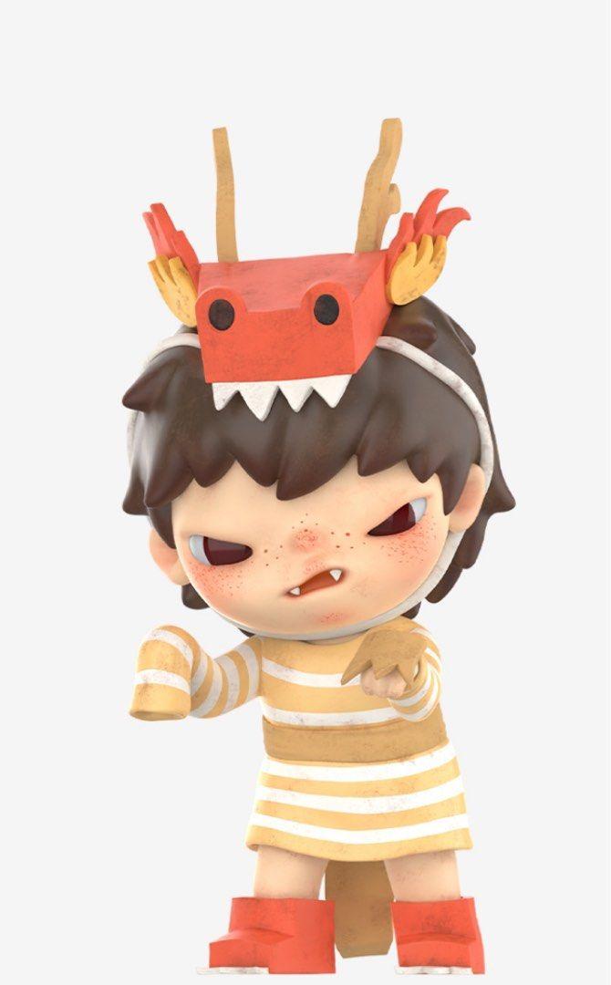 Gambar Pop Mart Loong Year - Hirono - Prankster Loong action figure dari Colletoys undefined Tokopedia