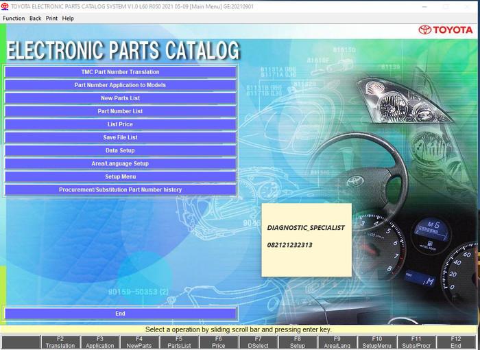 Gambar Software Toyota EPC (12 - 2022) dari DiagnosticSubang undefined Tokopedia