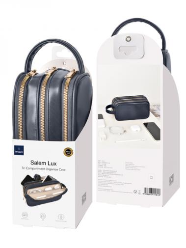 Gambar Pouch WiWU Salem LUX Travel 3 Layer Accessories Gadget Storage dari WIWU TGR undefined Tokopedia