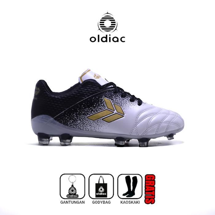 Gambar Oldiac - Sepatu Sepak bola premium murah FG Black Red sport - putih hitam, 39 dari Oldiac Official Store undefined Tokopedia
