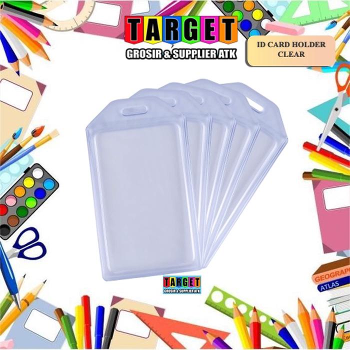 Gambar ID CARD / ID CARD PLASTIK TRANSPARAN / TEMPAT ID CARD / NAME TAG - TEMPAT ID CARD dari TARGET ATK undefined Tokopedia