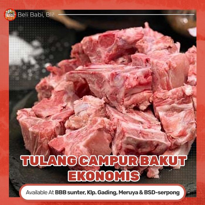 Gambar BAKUT EKONOMIS TULANG BABI BALI POTONG MASIH BANYAK DAGING BUKAN IGA dari BBB Alam Sutera undefined Tokopedia