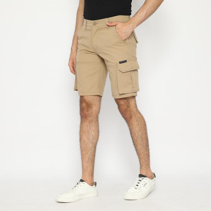 Gambar Motz Celana Cargo Pendek Milo - Cream, L (32) dari Official Motz Shop undefined Tokopedia