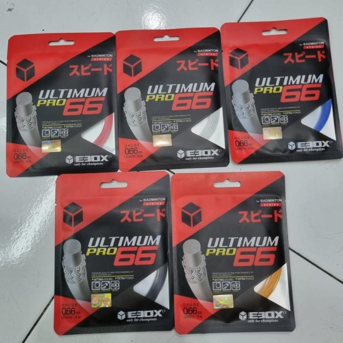 Gambar SENAR RAKET BADMINTON EBOX ULTIMUM PRO 66 dari luckysports1 undefined Tokopedia