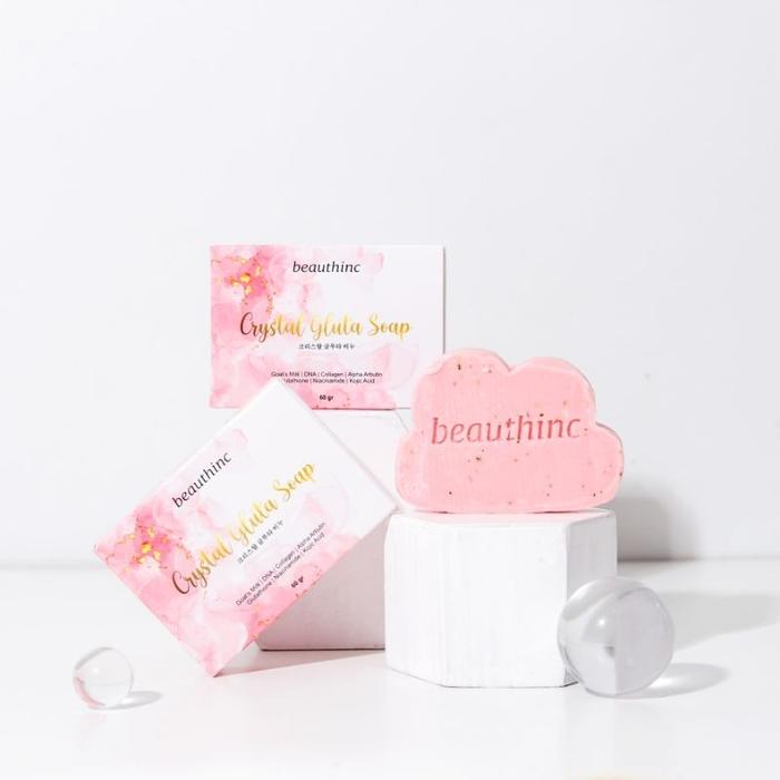 Gambar Beauthinc Crystal Gluta Soap 60gr - Sabun Pemutih Kulit Collagen dari Kareem Daily undefined Tokopedia