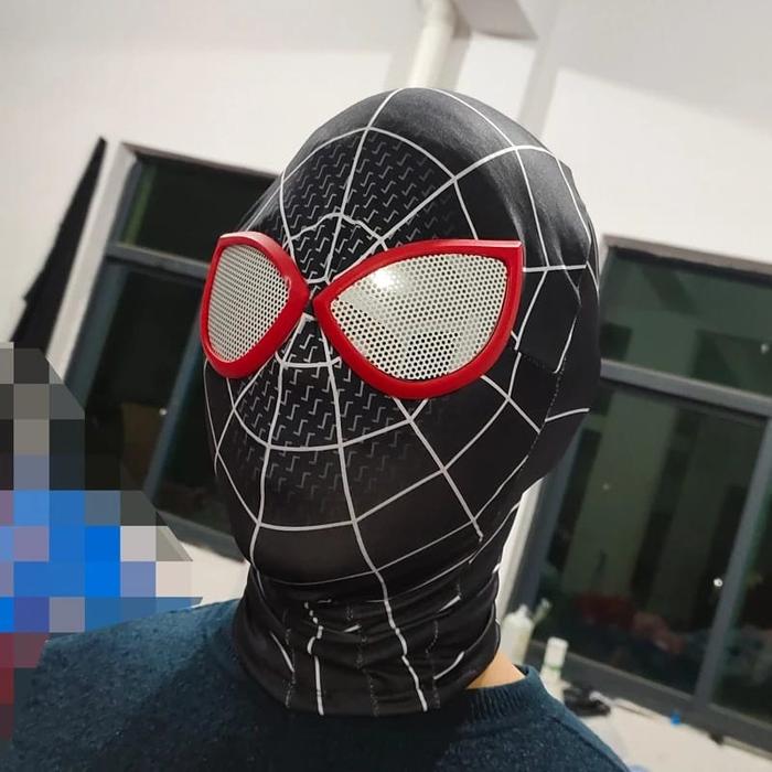 Gambar TOPENG spiderman Superhero Halloween Cosplay dewasa dan anak-anak - Miles Dewasa dari Deze.shop undefined Tokopedia