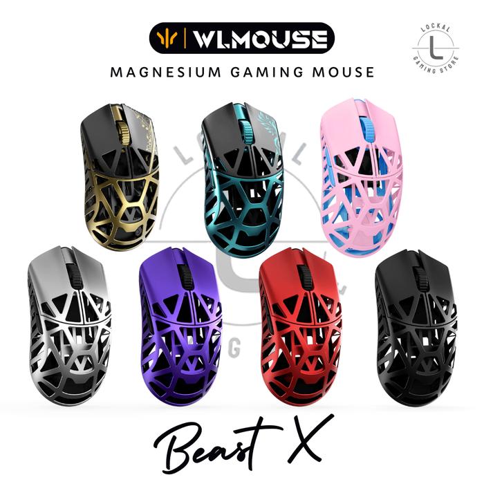 Jual WLMouse Beast X Magnesium Wireless Gaming Mouse - Gold&Black 