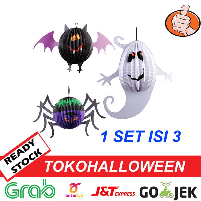 Gambar dekorasi halloween funny hantu dan kalelawar dari tokohalloween undefined Tokopedia
