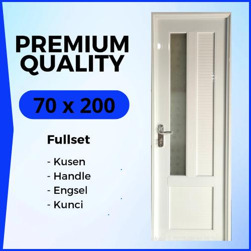 Gambar Pintu Kamar Mandi PVC Tebal Special Platinum 70 x 200 - Putih, Kiri dari gallery pintu nusantara undefined Tokopedia