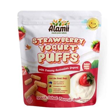 Gambar Alamii puffs snack mpasi natural rasa strawberry 30 gr camilan bayi dari VISI BABY undefined Tokopedia