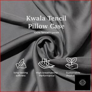 Gambar [MURAH] SARUNG BANTAL PREMIUM TENCEL - KWALA TENCEL PILLOW SHEET - Midnight Grey dari _MAJU _JAYA_ undefined Tokopedia
