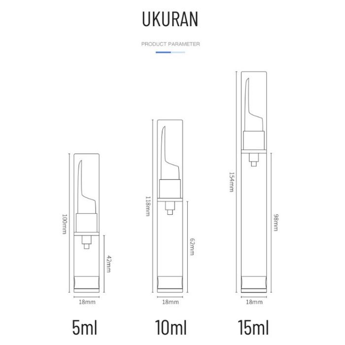 Gambar Botol Airless Eye Lotion Pump Serum Cream Skin Care Luxury Kosmetik - Pump Cream 10ml dari MekarJayaMandiri_NEW undefined Tokopedia