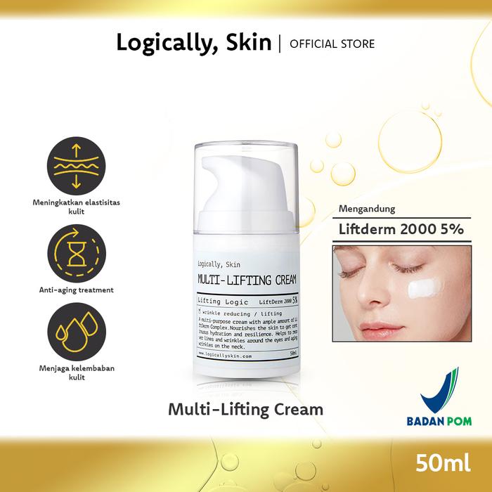 Gambar Logically, Skin Multi-Lifting Cream - 50mL dari logically,skin undefined Tokopedia