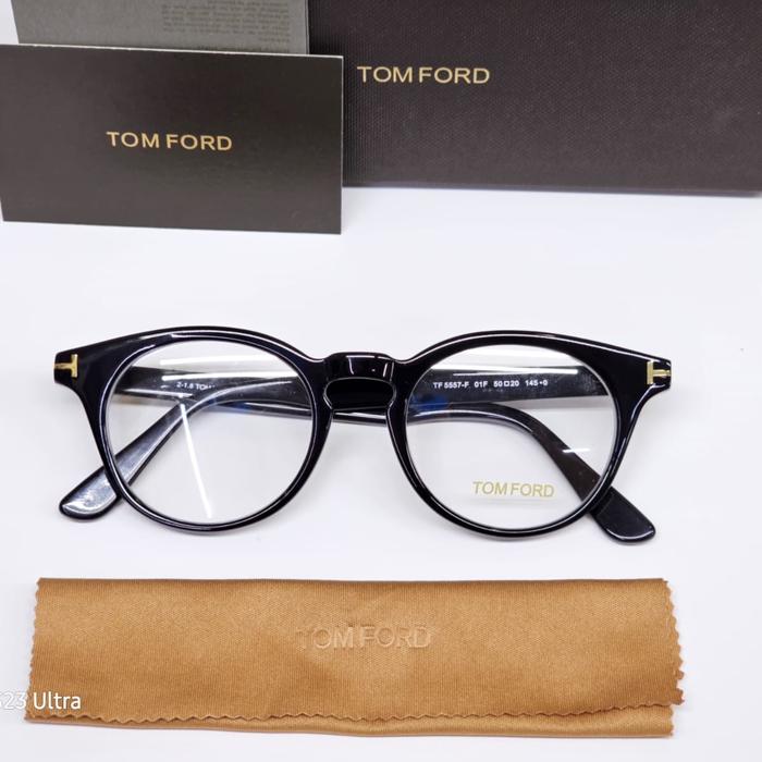 Gambar Kacamata Lensa Photocromic Antiradiasi Frame Tomford TF 5557-F Premium - Hitam, Lensa Blucromic dari OPTIK SEJAHTERA undefined Tokopedia