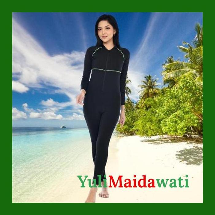 Gambar BAJU RENANG WANITA DEWASA MODEL SELAM CORAK TERBARU - ZIGZAG HIJAU, L dari YuliMaidawatiStore undefined Tokopedia