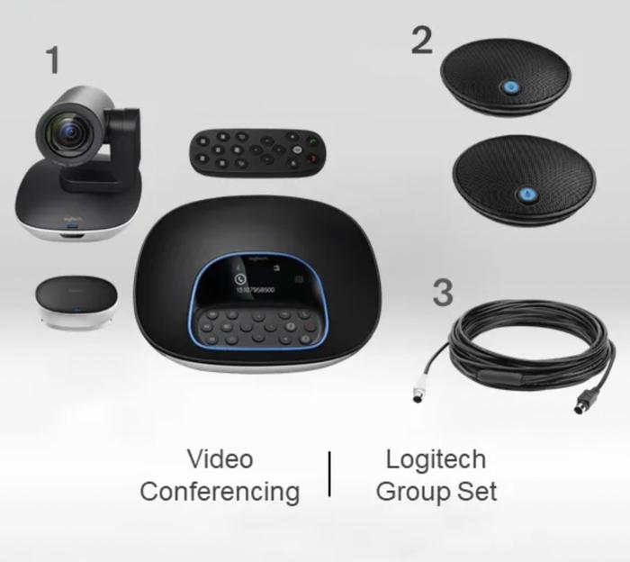 Gambar LOGITECH GROUP Video Conference Camera Set - Original Garansi Resmi - +Mic& Cable 10M dari LogiKiosk undefined Tokopedia