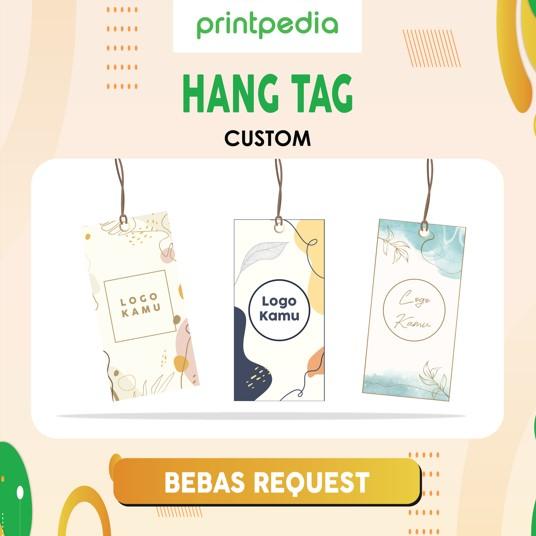 Gambar Hang Tag Label Baju (FREE CUSTOM DESIGN) / Label Baju / Label Merk - 1 Sisi - Non, 4 x 5 dari KurniaPrinting undefined Tokopedia
