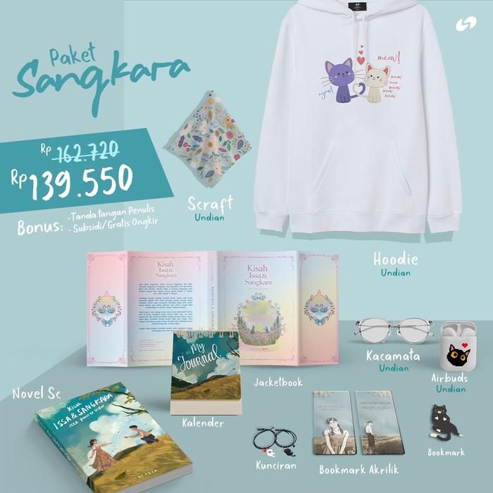 Gambar Pre Order Buku Novel Kisah Issa & Sangkara - Issappointof_View - Akad - sangkara dari BumifiksiJogjakarta undefined Tokopedia