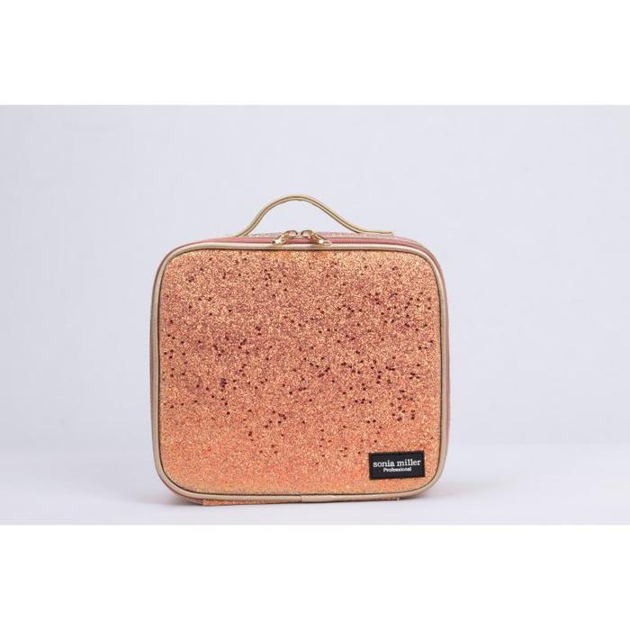Gambar Sonia Miller Cosmetic Bag 128-4S Glitter Series Tas Kosmetik - ROSE GOLD dari Sonia Miller undefined Tokopedia